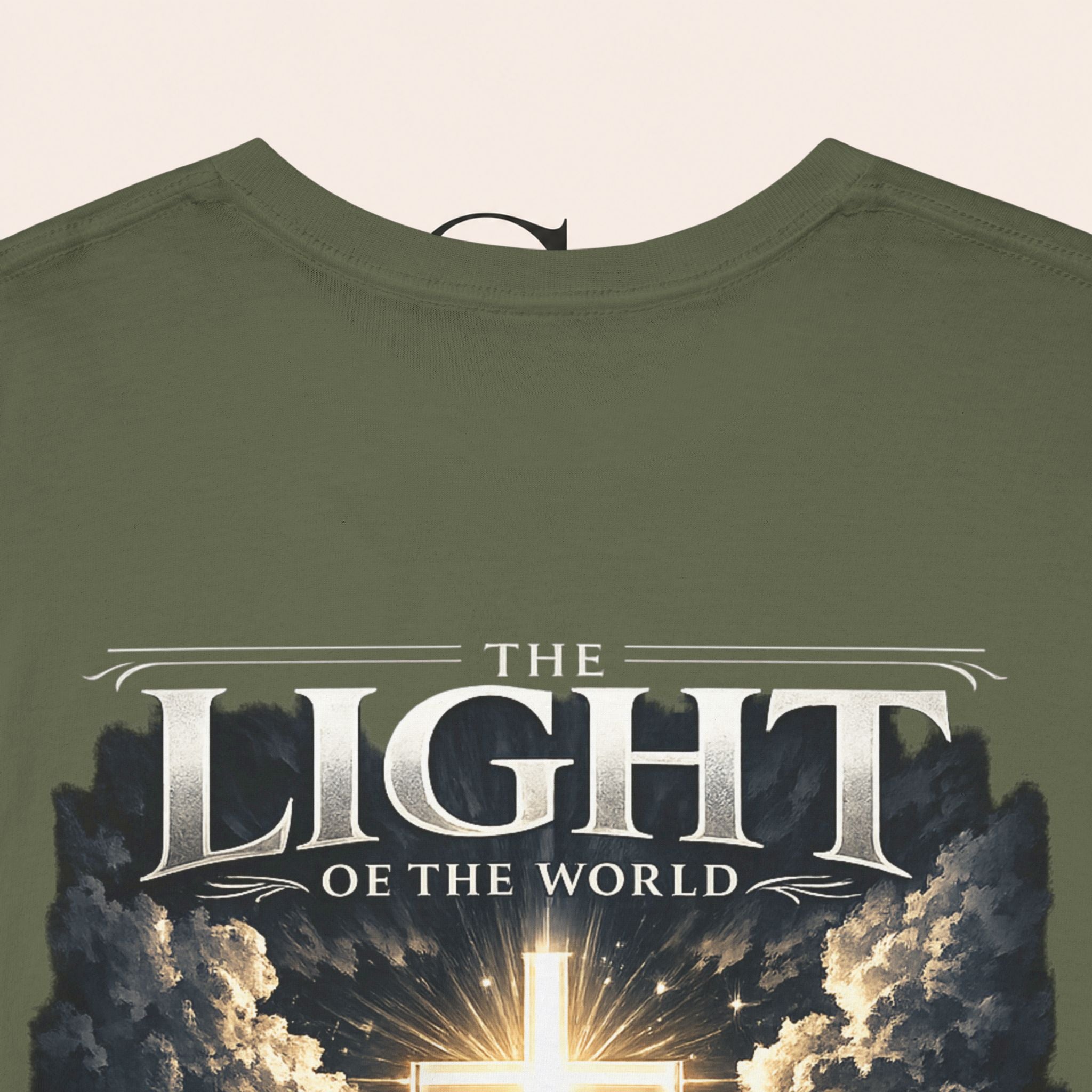 T‑Shirt — “The Light of the World” Graphic Tee (Christian Religious Design)