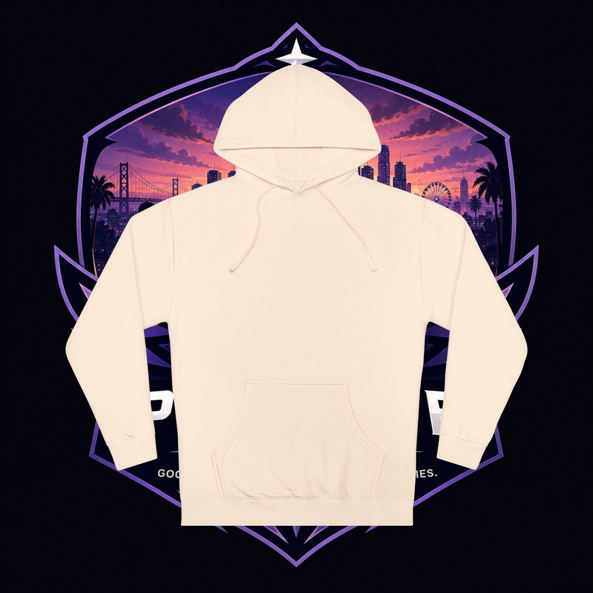 PG Vintage Winter Couple Hoodie – Nostalgic Cozy Graphic Pullover