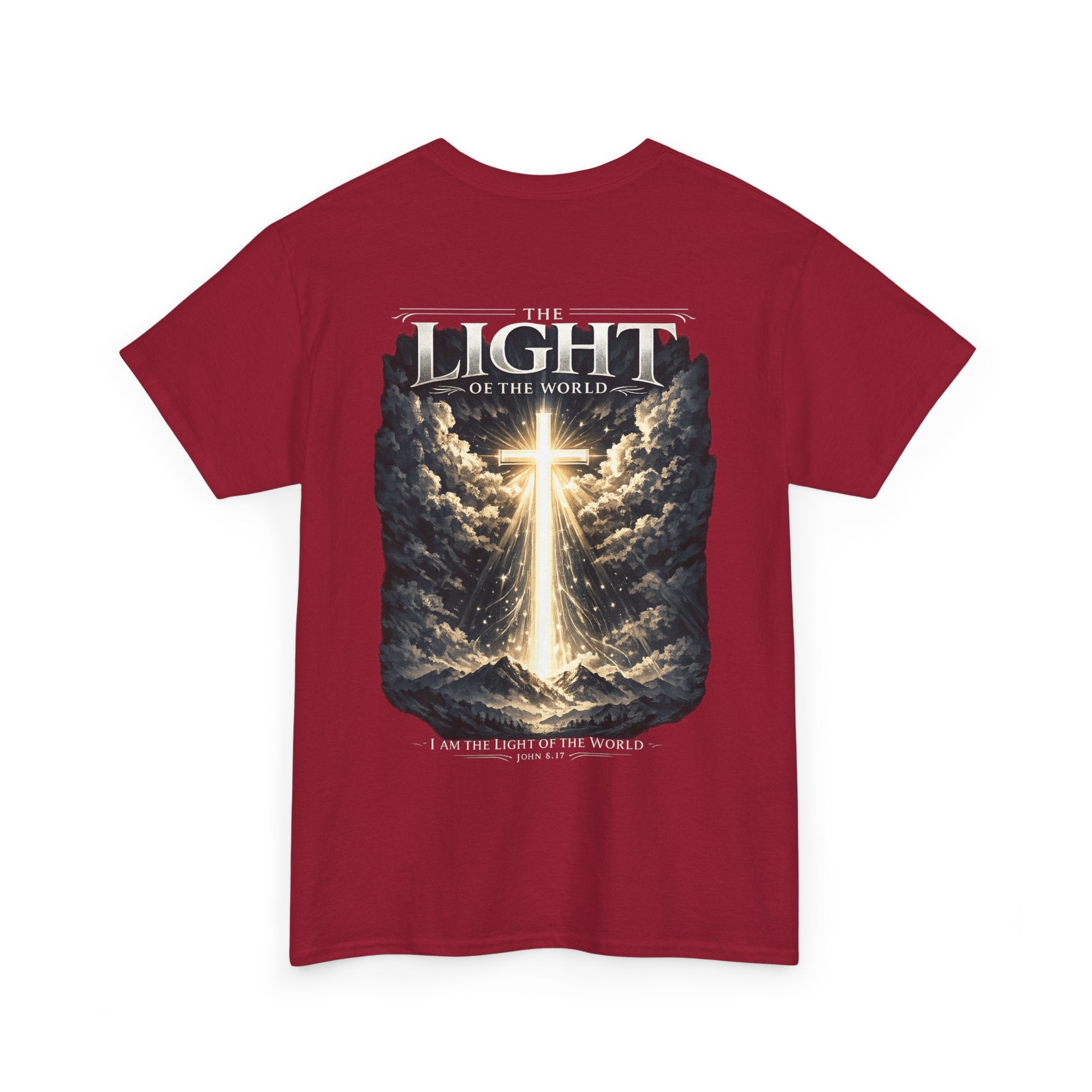T‑Shirt — “The Light of the World” Graphic Tee (Christian Religious Design)