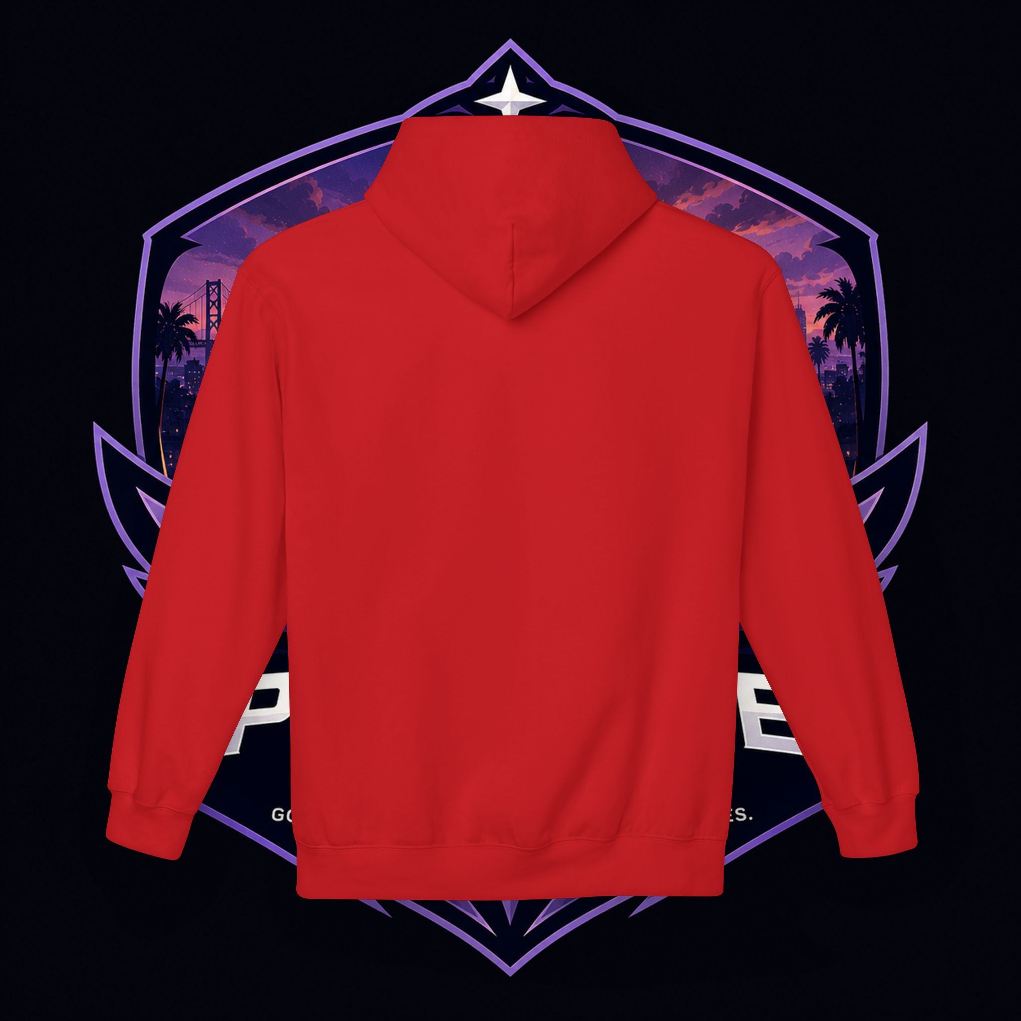 LDR inspired Retro '80s Vibes Hoodie — Neon Miami Movie Couple Design