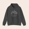 City Couples Hoodie — Matching Skyline Couple Sweatshirt