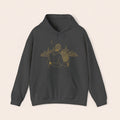 Couple Silhouette Hoodie – Romantic Cityscape 'Together' Pullover