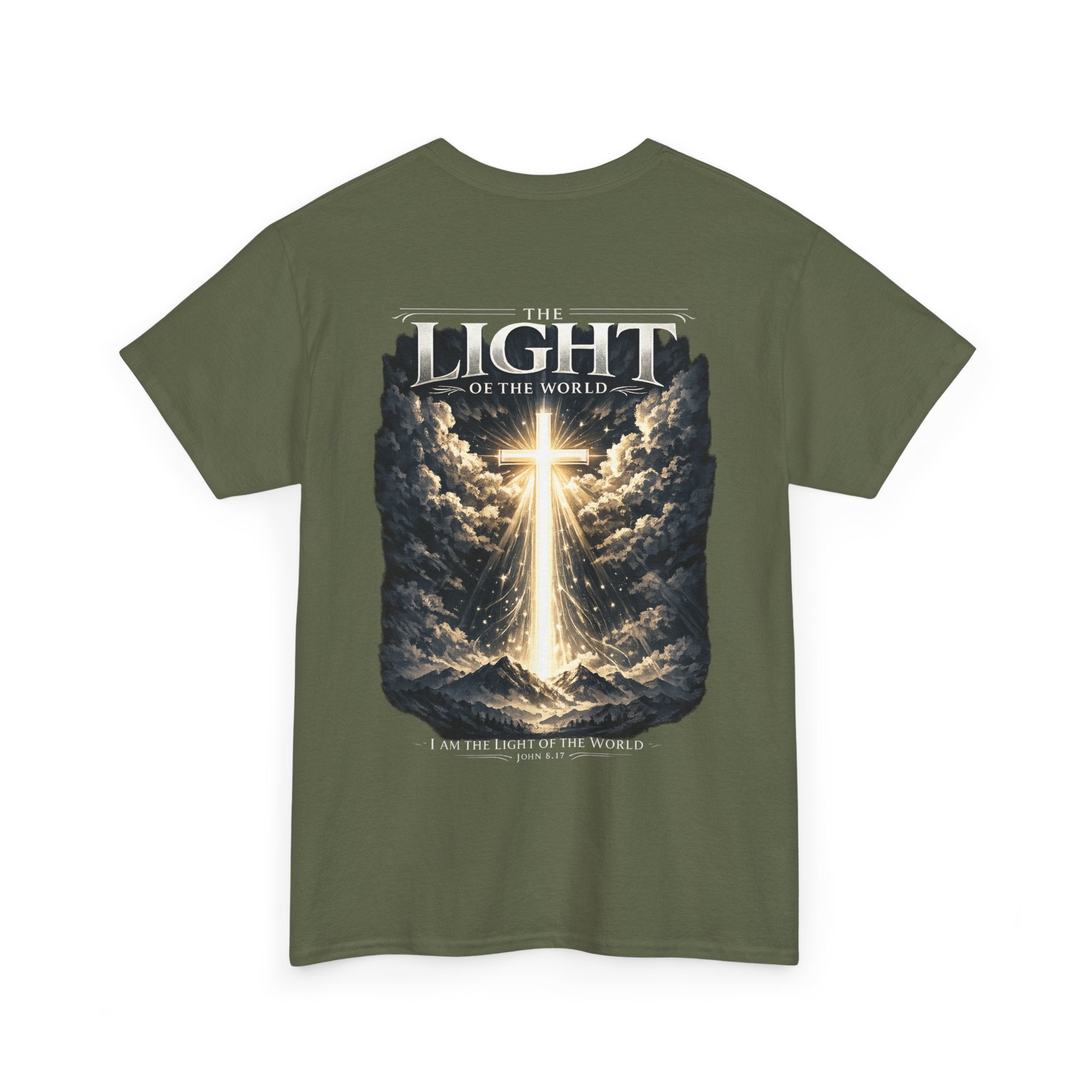 T‑Shirt — “The Light of the World” Graphic Tee (Christian Religious Design)