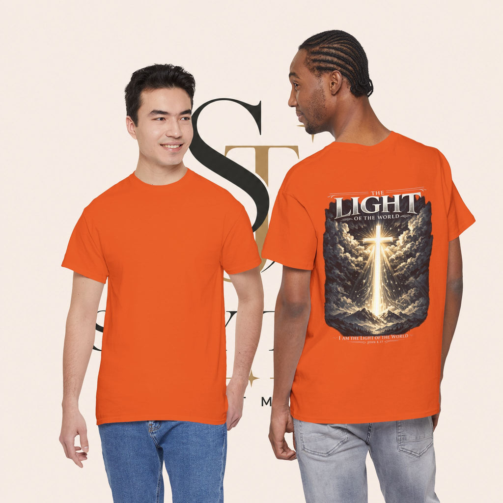 T‑Shirt — “The Light of the World” Graphic Tee (Christian Religious Design)