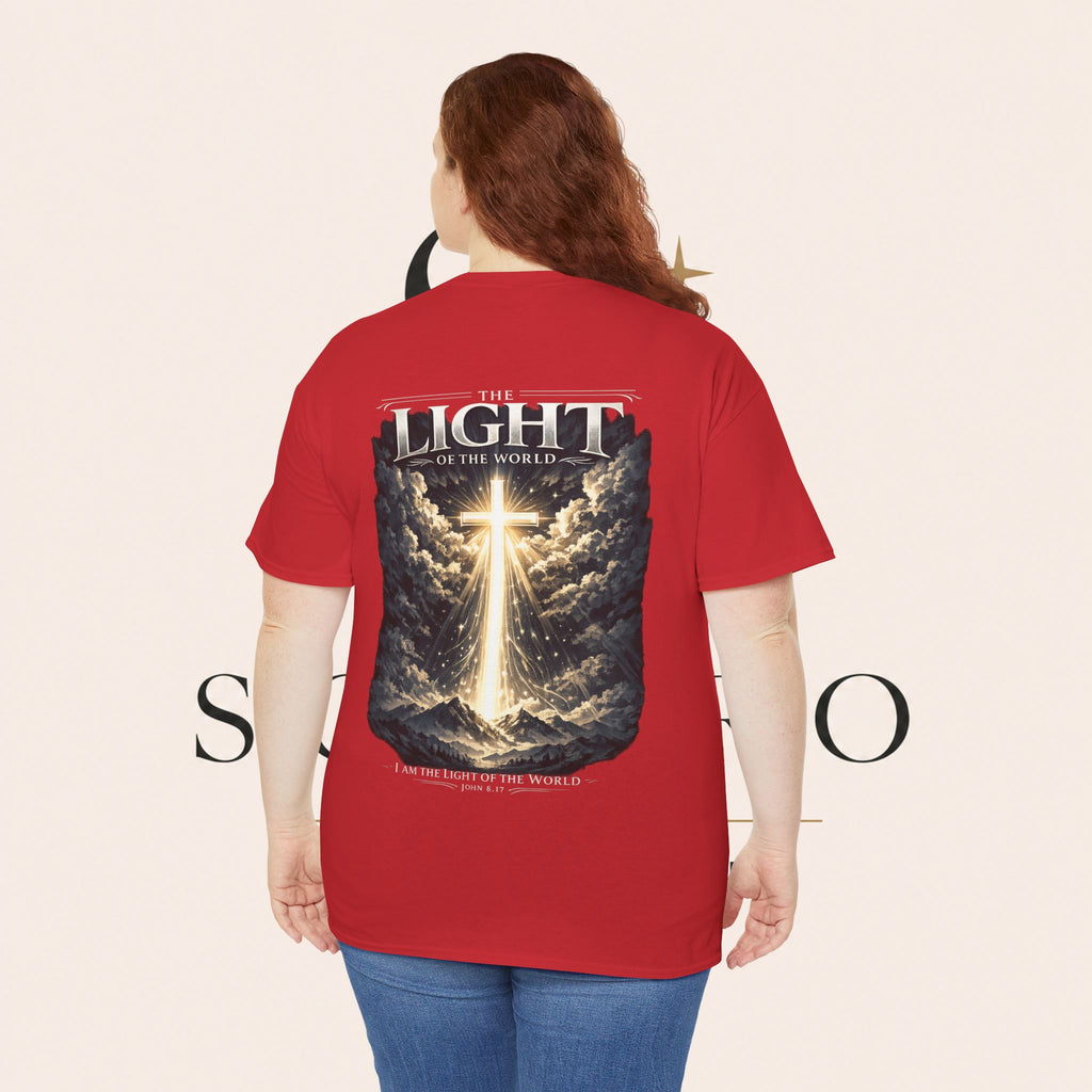 T‑Shirt — “The Light of the World” Graphic Tee (Christian Religious Design)