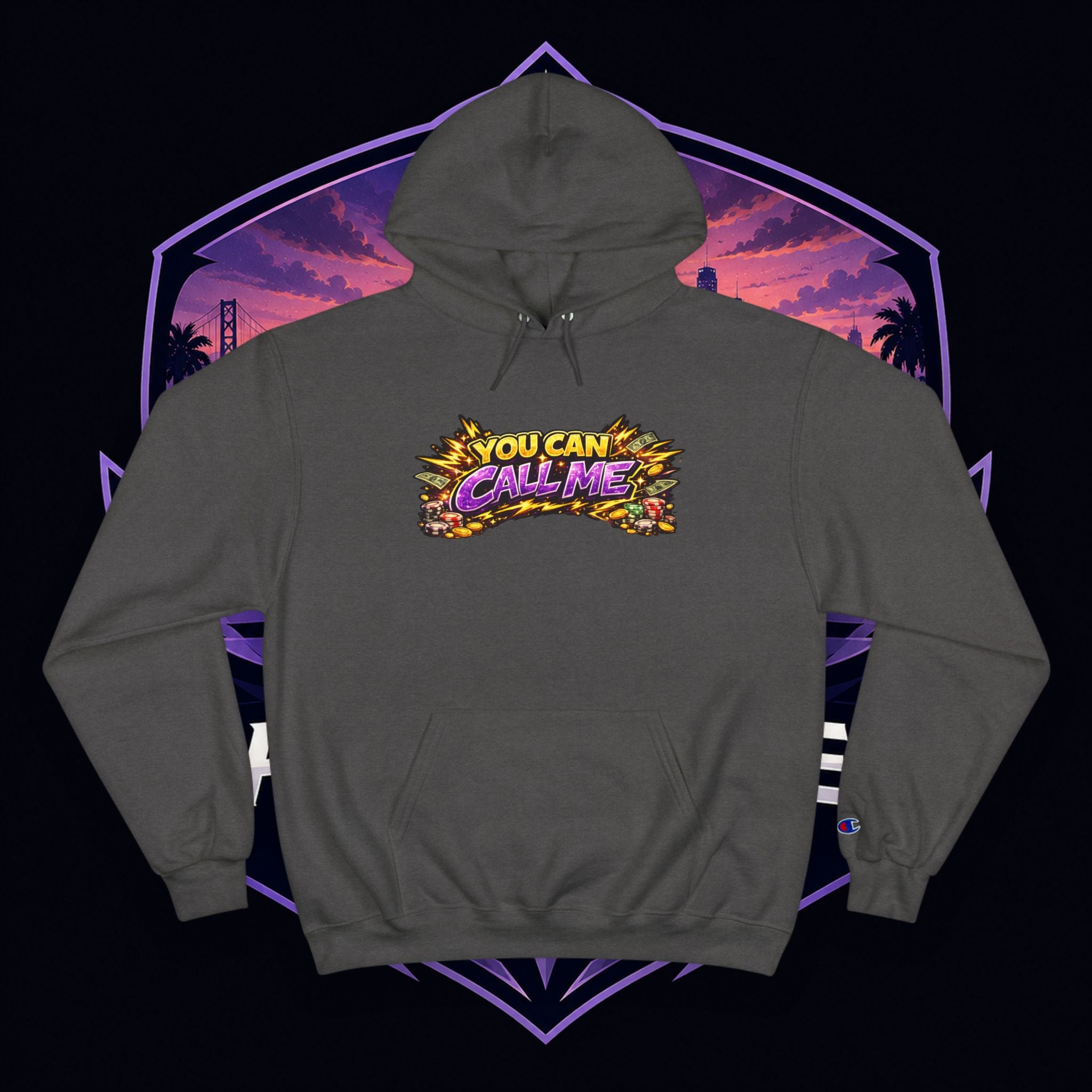 PG CHANCE Champion Hoodie - "You Can Call Me" Jackie Chance Graphic Hoodie