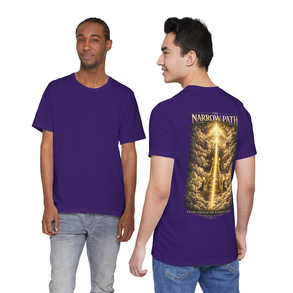 T-Shirt — 'The Narrow Path' Golden Light Graphic Tee