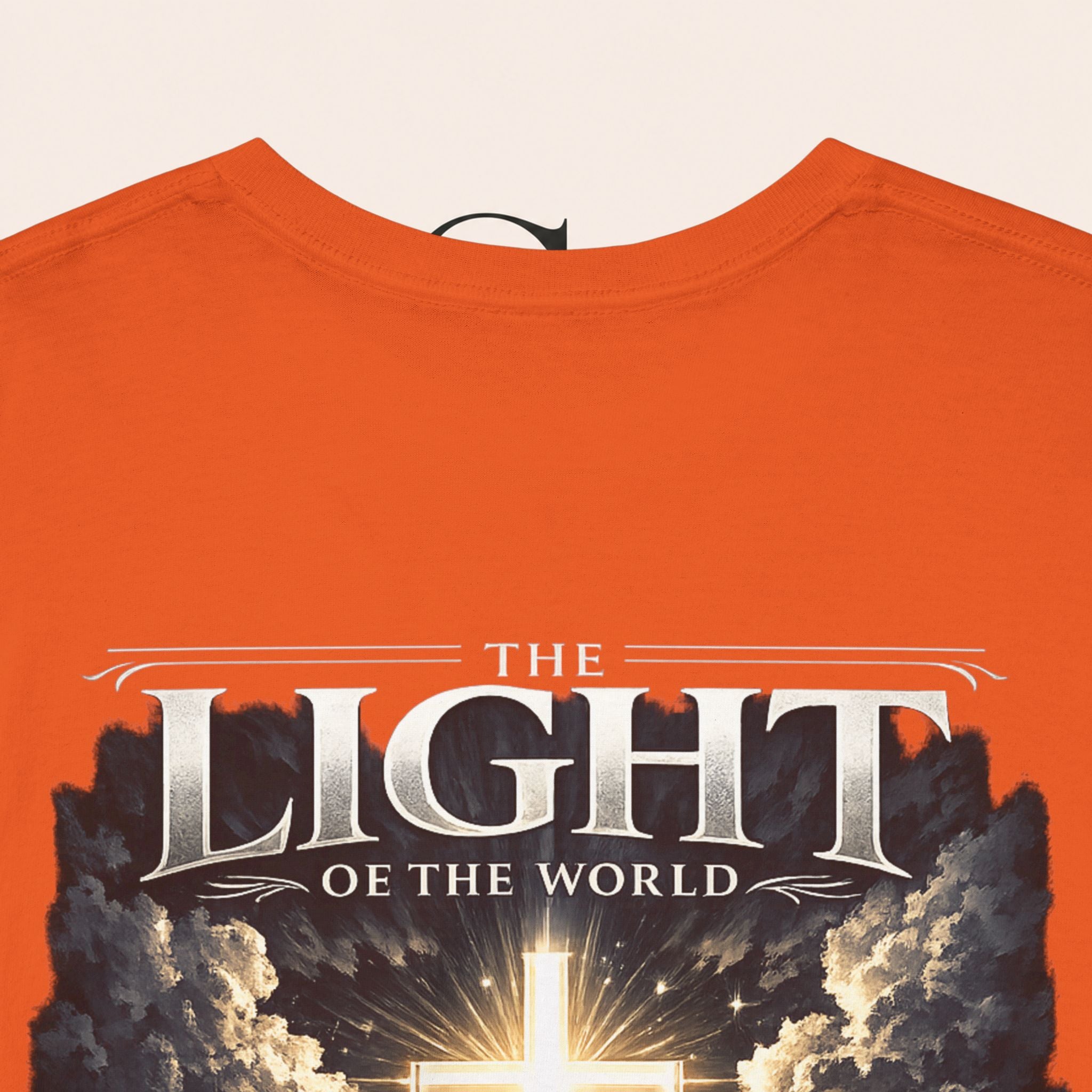 T‑Shirt — “The Light of the World” Graphic Tee (Christian Religious Design)