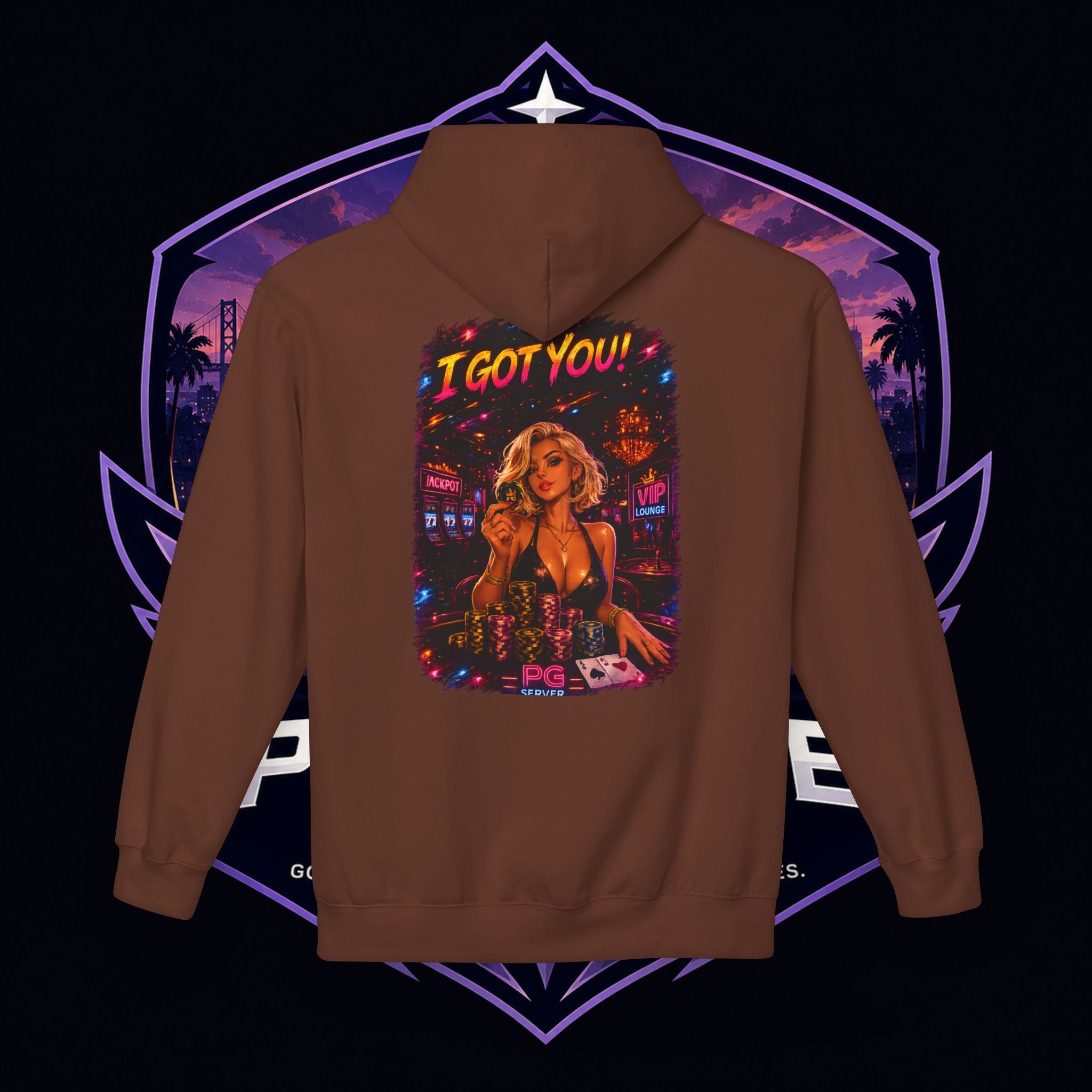 PG ALEX  'I Got You' Casino-Inspired Pullover   - Need Chips? Graphic Hoodie