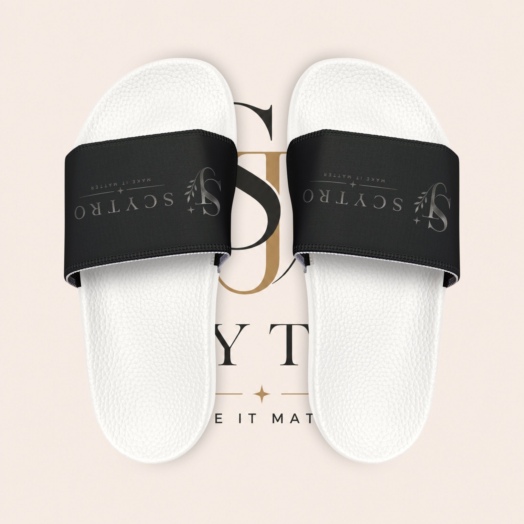 Men's Removable-Strap Slide Sandals – Comfortable Pool & Casual Beach Slides