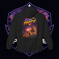 PG SAMMICH 'I Can Party' Hoodie — Neon Vaporwave 'Invite Me, Please' Graphic Pullover