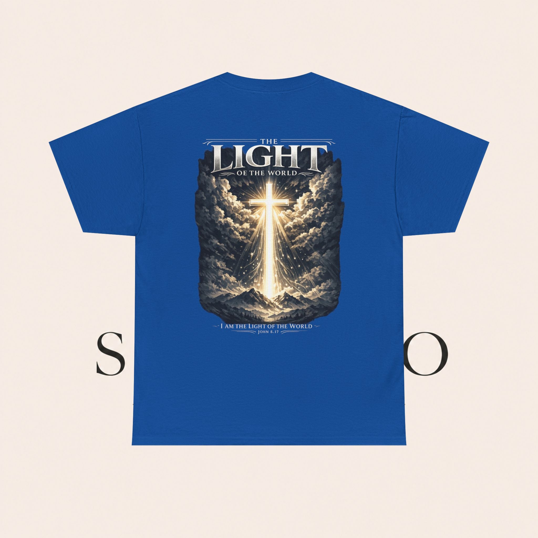 T‑Shirt — “The Light of the World” Graphic Tee (Christian Religious Design)