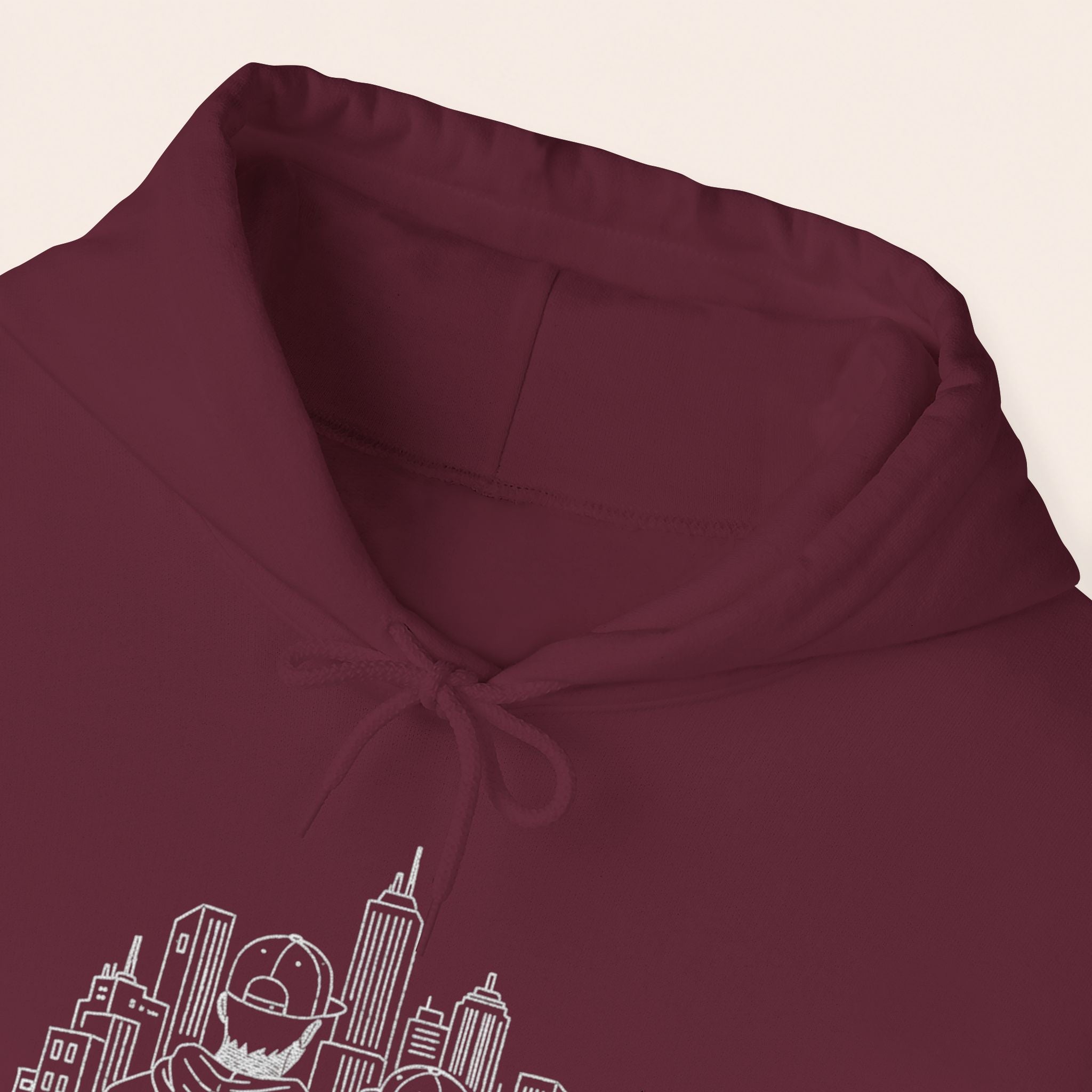 City Couples Hoodie — Matching Skyline Couple Sweatshirt