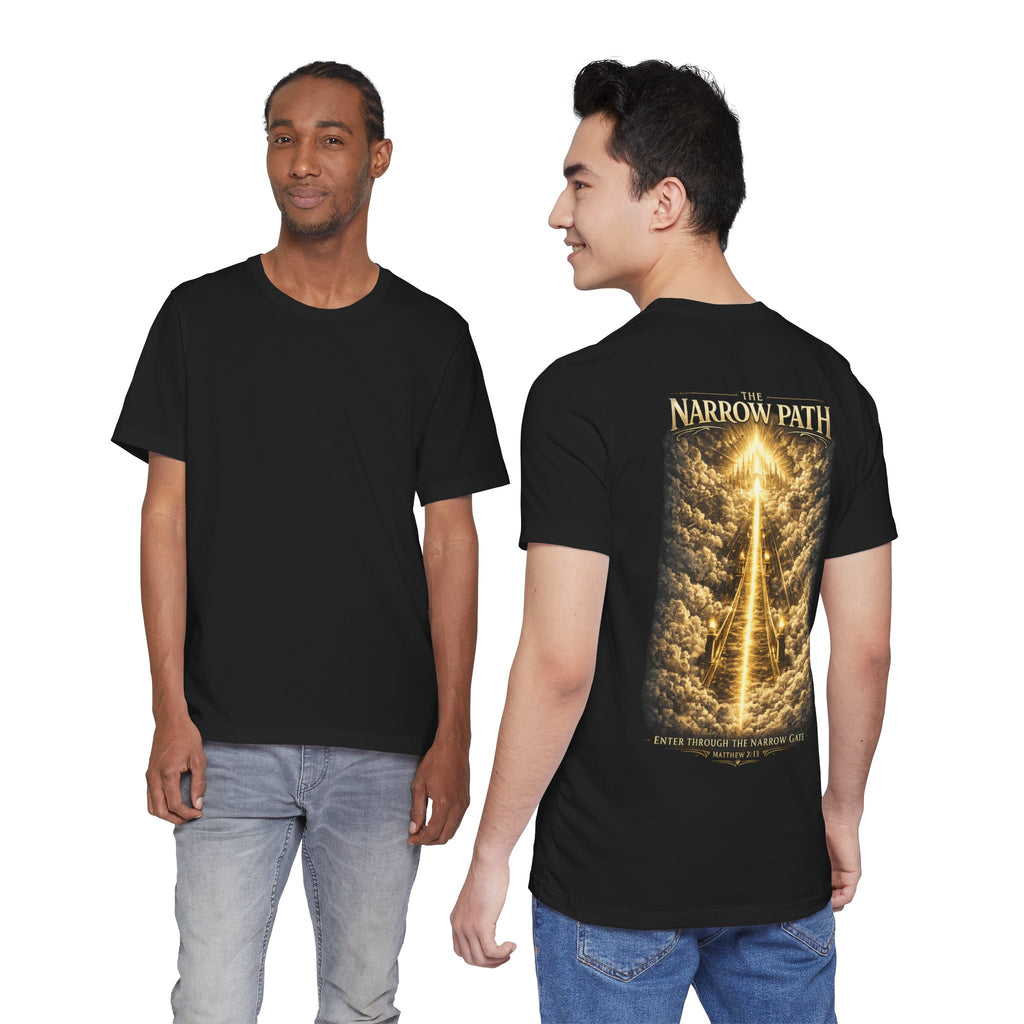 T-Shirt — 'The Narrow Path' Golden Light Graphic Tee