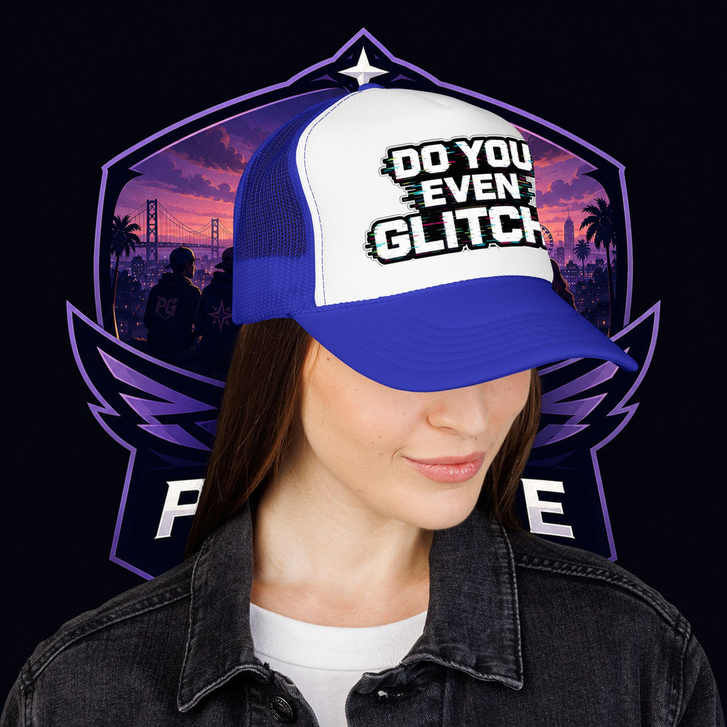 PG Lola's Do You Even Glitch? Foam Trucker Hat
