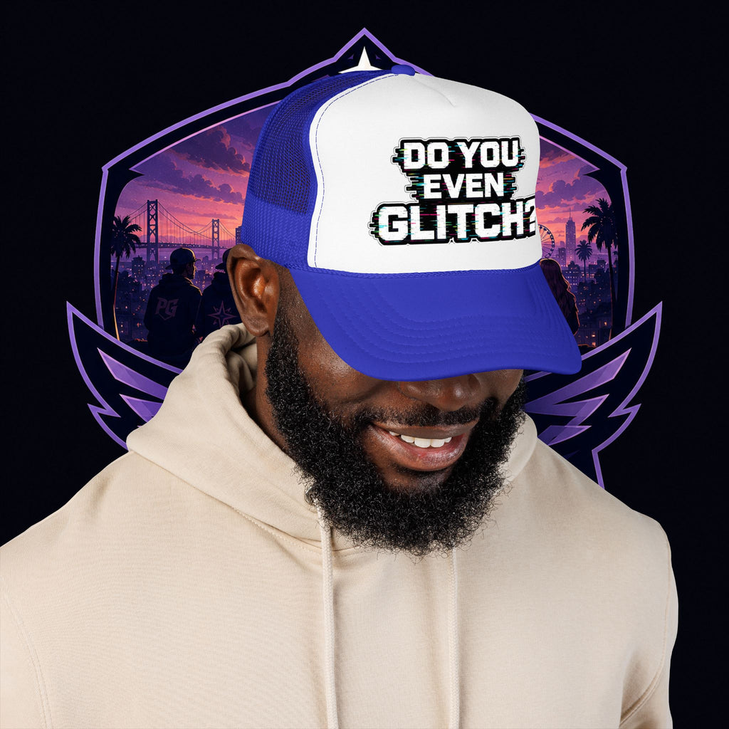 PG Lola's Do You Even Glitch? Foam Trucker Hat