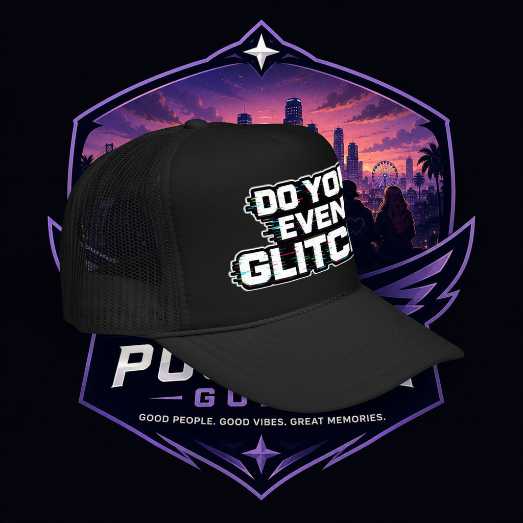 PG Lola's Do You Even Glitch? Foam Trucker Hat