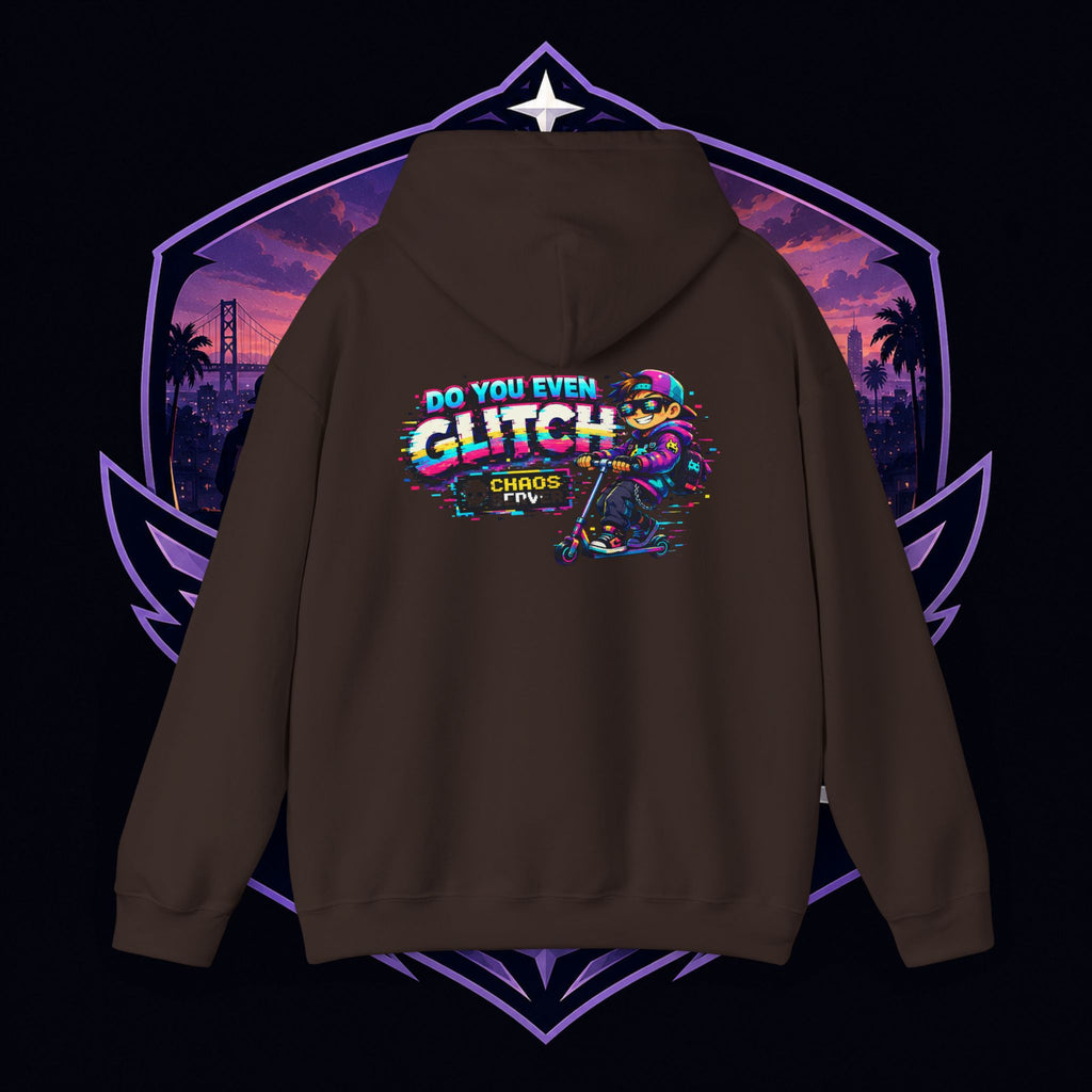 PG Lola's Glitch Skater Hoodie — "Do You Even Glitch" Retro Gamer Streetwear