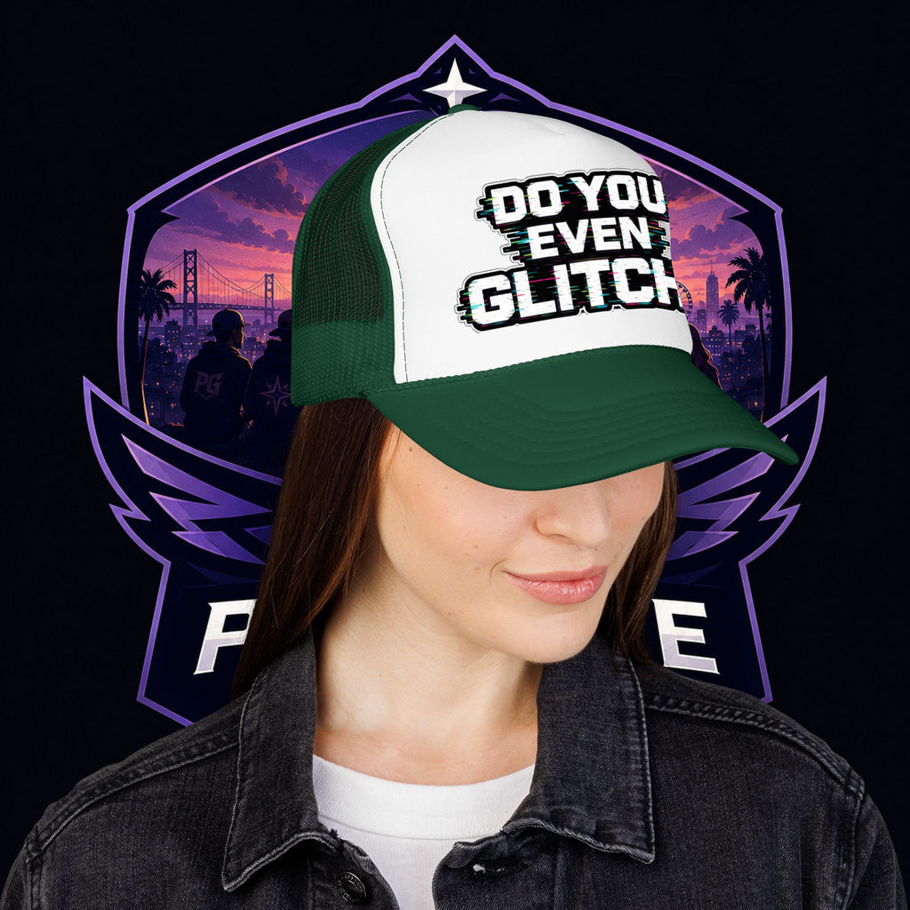 PG Lola's Do You Even Glitch? Foam Trucker Hat