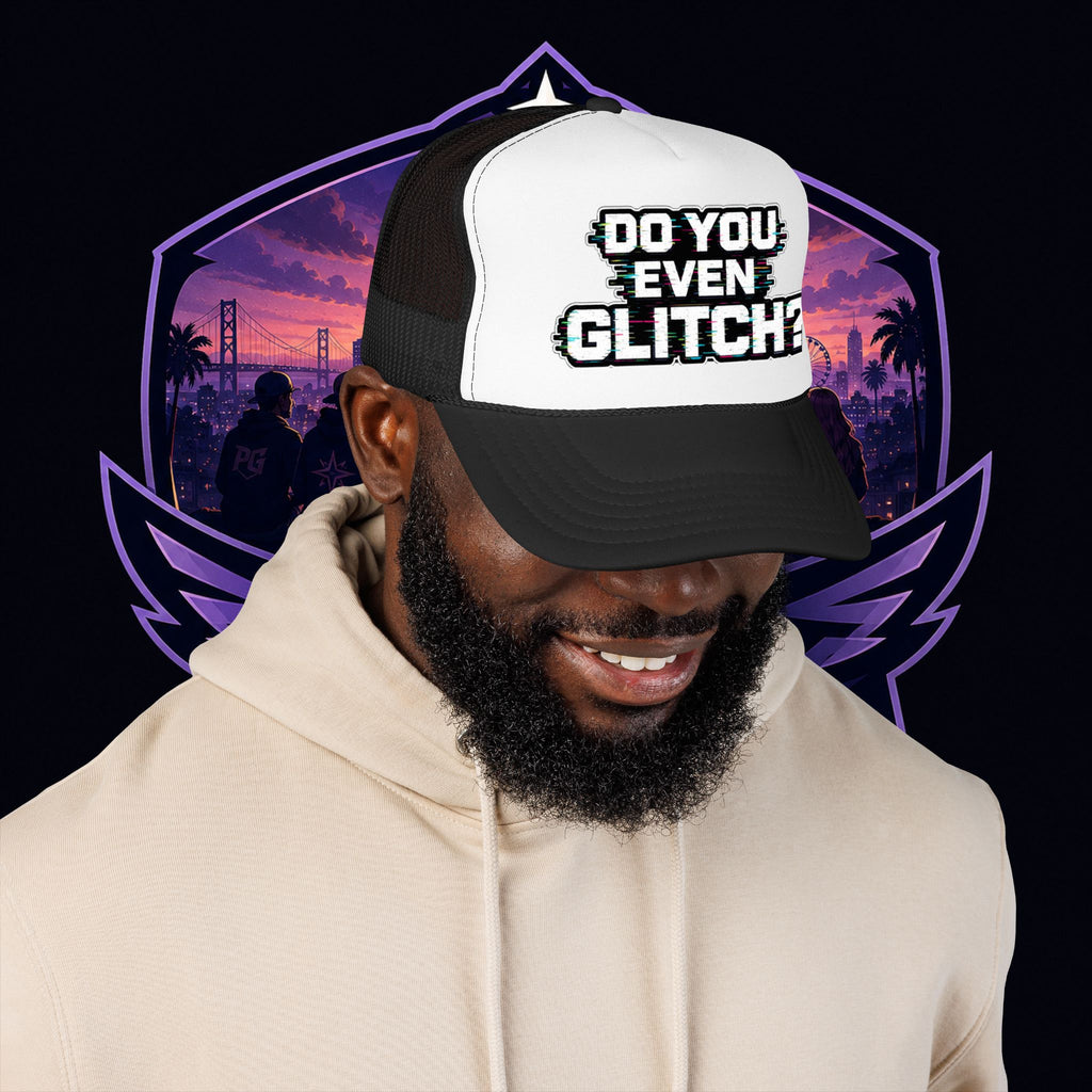 PG Lola's Do You Even Glitch? Foam Trucker Hat