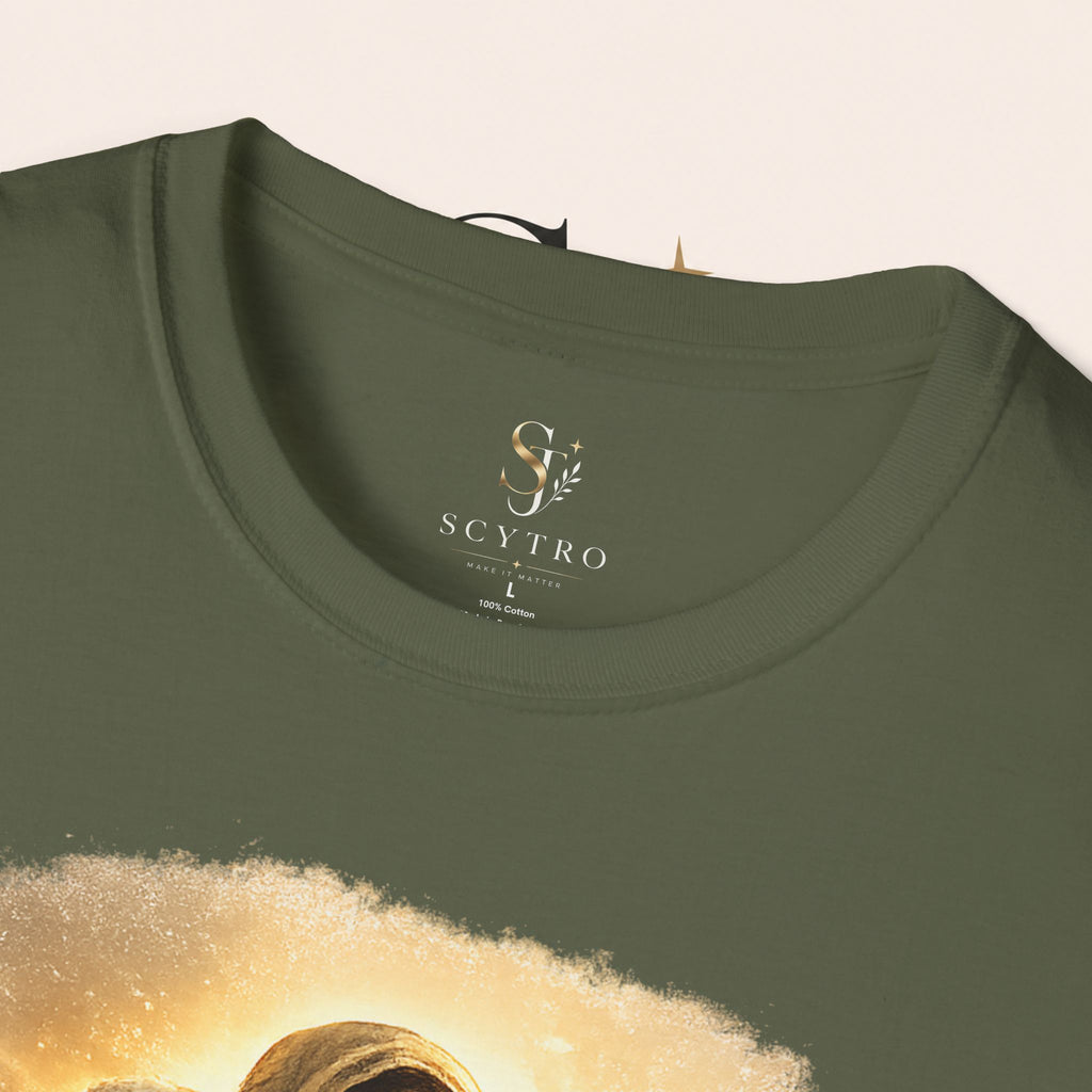 Jesus the Good Shepherd T-Shirt — 'Found.' Christian Faith Tee