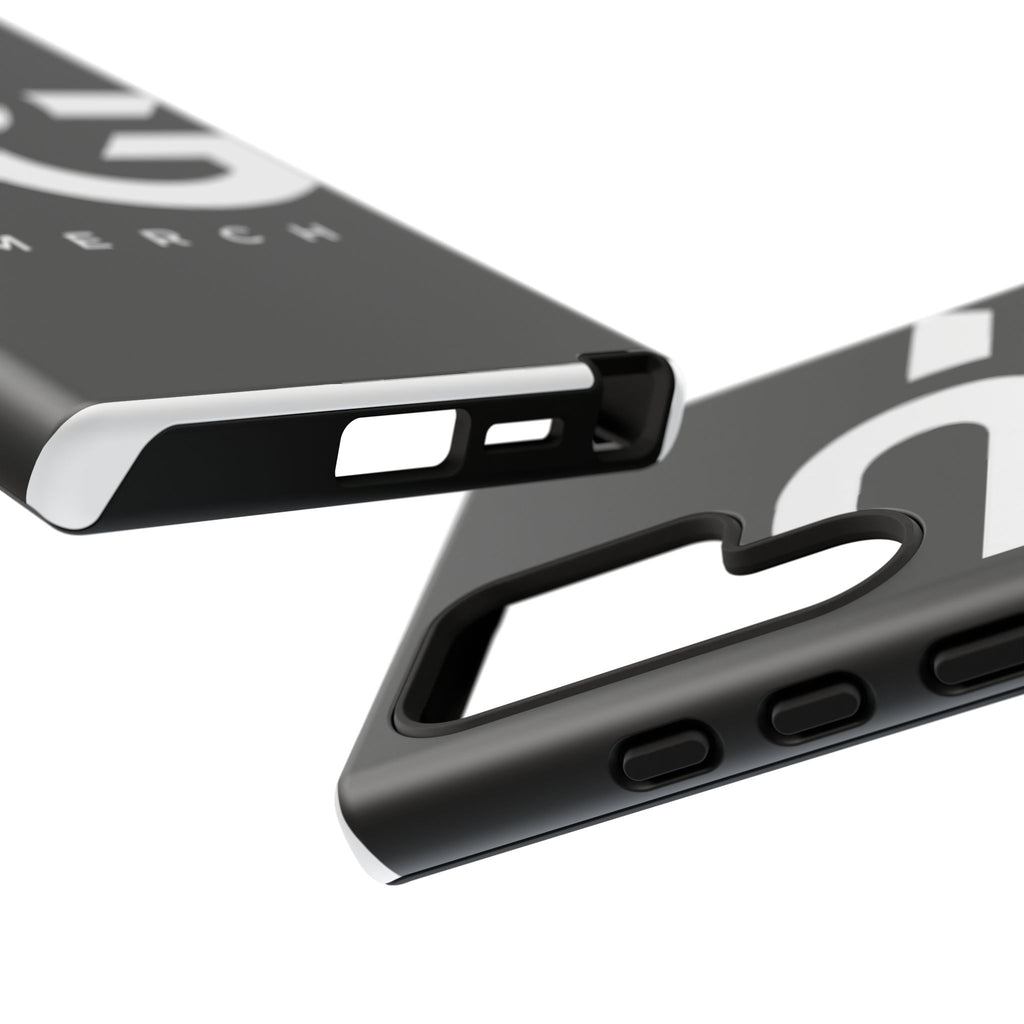 PG CUSTOMIZED RG Merch Tough Phone Case – Black Protective Phone Cover with Bold Logo