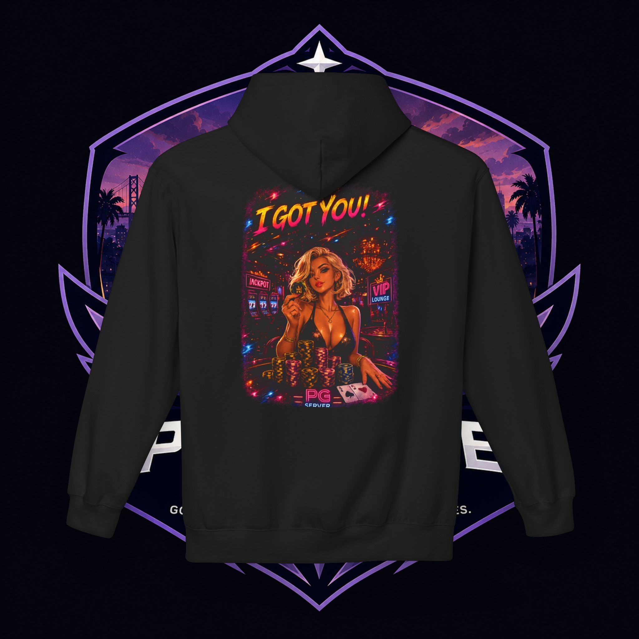 PG ALEX  'I Got You' Casino-Inspired Pullover   - Need Chips? Graphic Hoodie