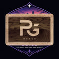 PG Engraved Walnut Cutting Board — Custom RG Logo Wooden Serving & Prep Board