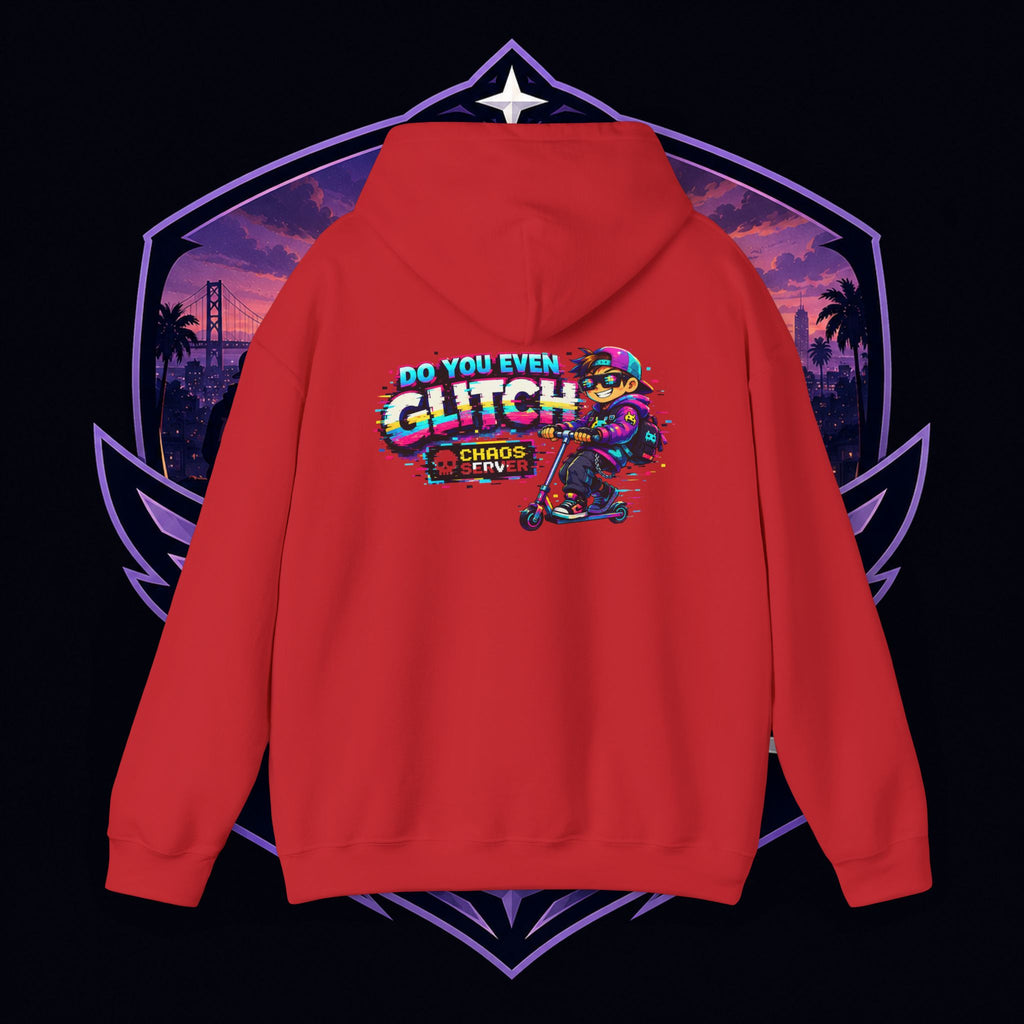 PG Lola's Glitch Skater Hoodie — "Do You Even Glitch" Retro Gamer Streetwear