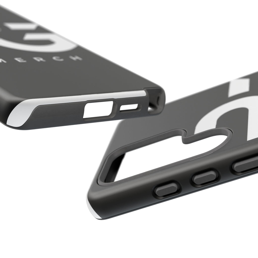 PG CUSTOMIZED RG Merch Tough Phone Case – Black Protective Phone Cover with Bold Logo