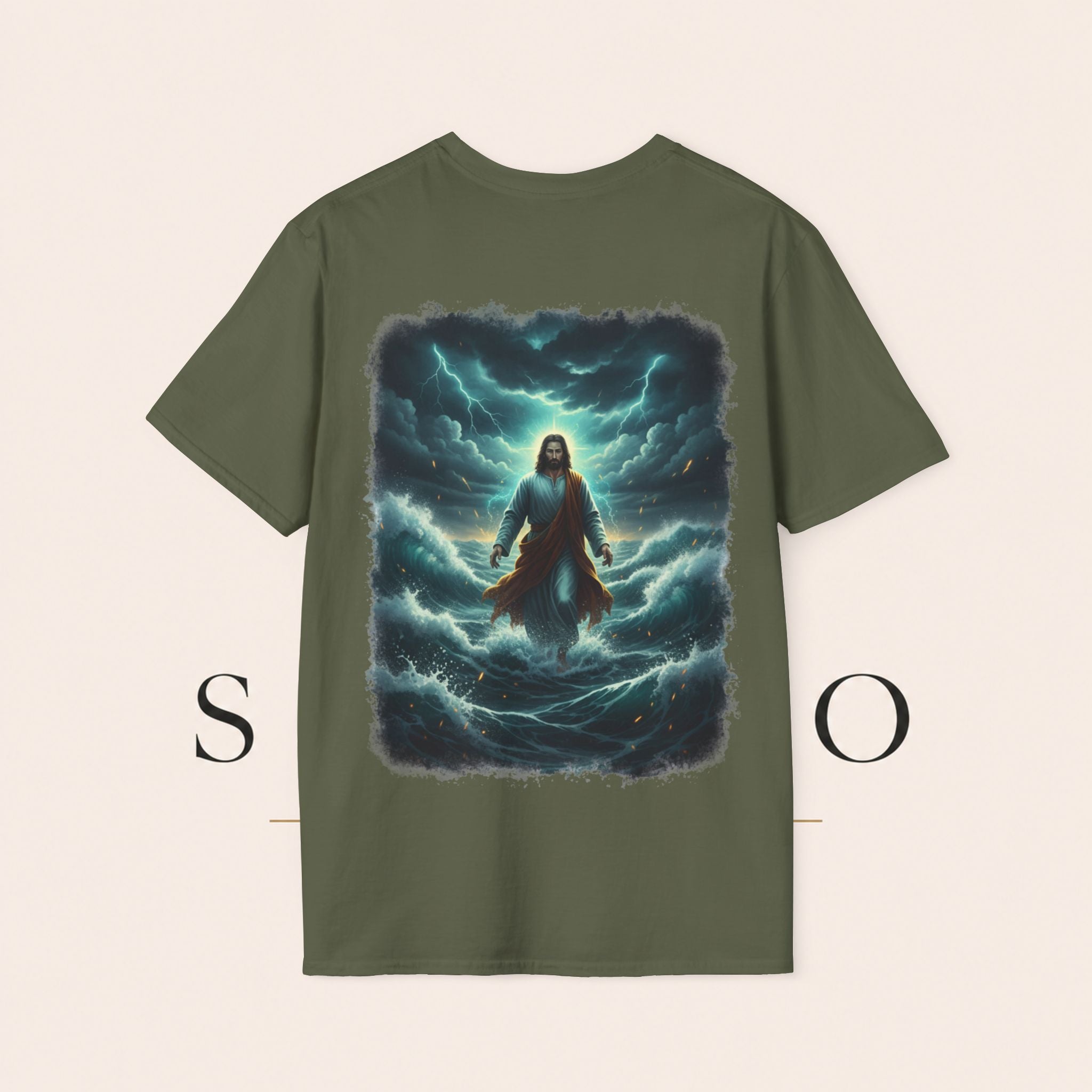 T-Shirt — "Walk Through the Storm" Inspirational Graphic Tee