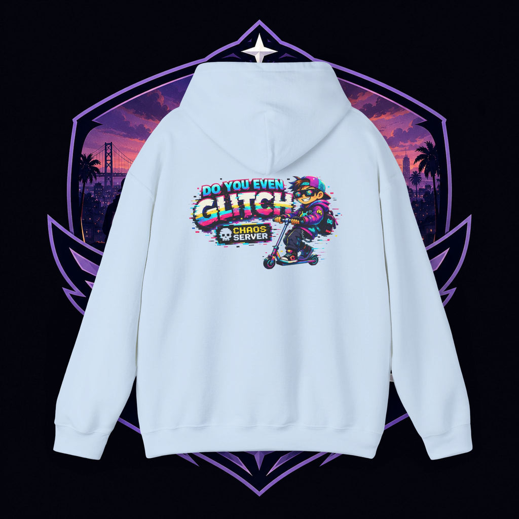 PG Lola's Glitch Skater Hoodie — "Do You Even Glitch" Retro Gamer Streetwear