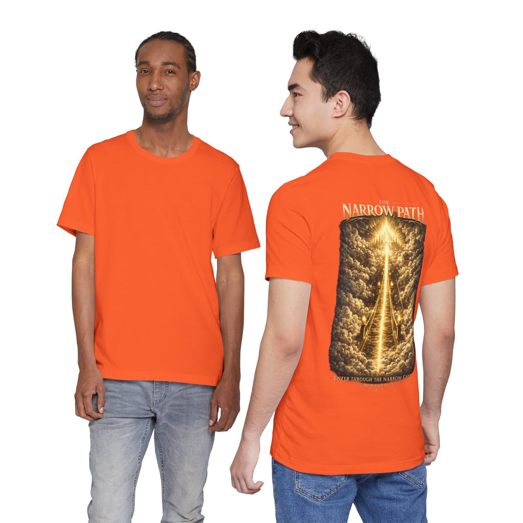 T-Shirt — 'The Narrow Path' Golden Light Graphic Tee