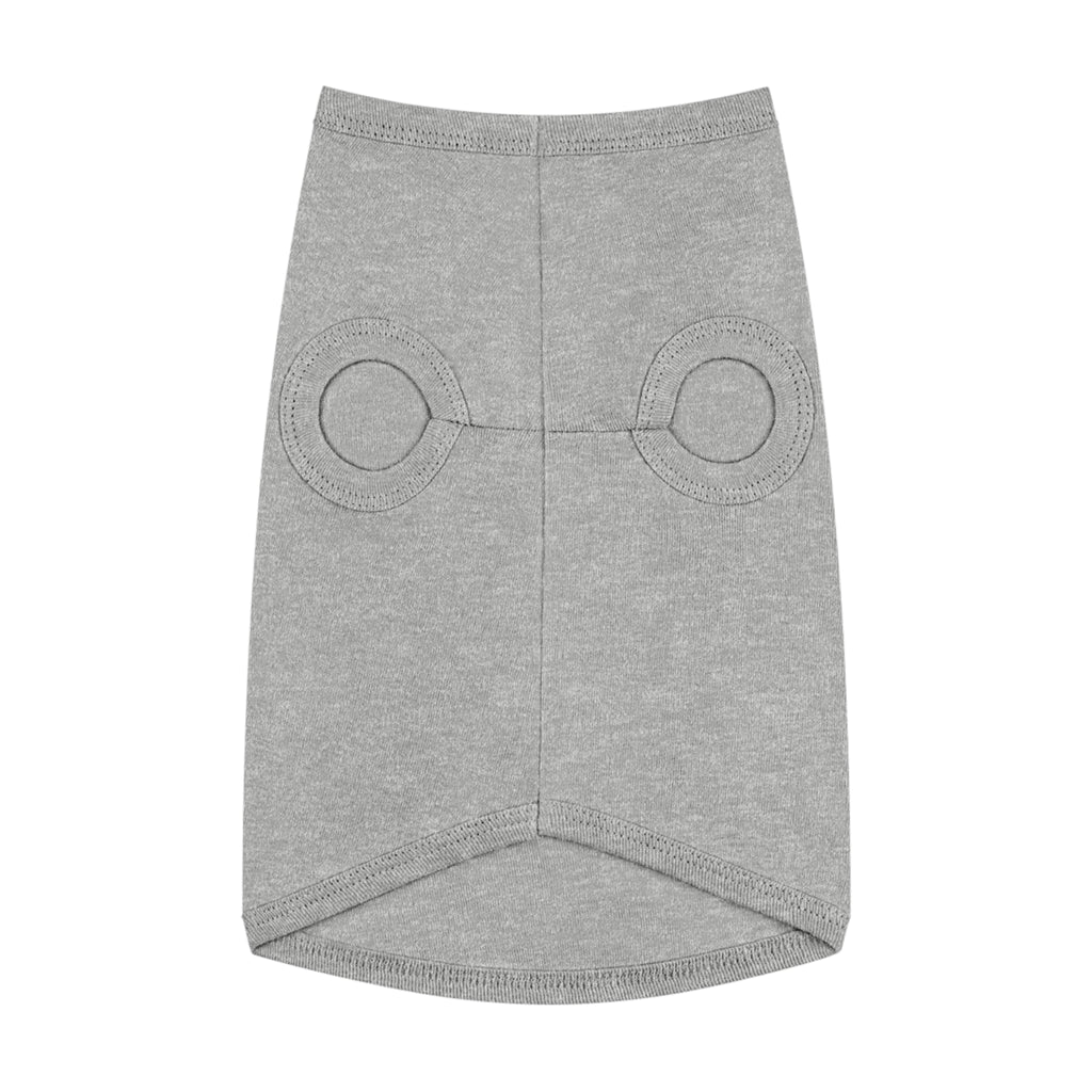 PG Pet Tank Top - "Feed Me" Paw Print Hunger Meter Dog & Cat Shirt