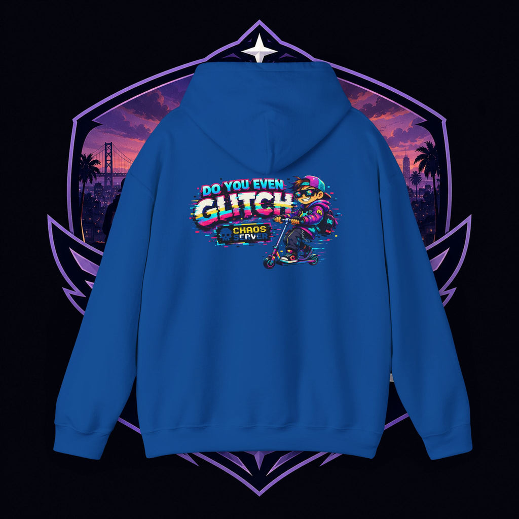 PG Lola's Glitch Skater Hoodie — "Do You Even Glitch" Retro Gamer Streetwear