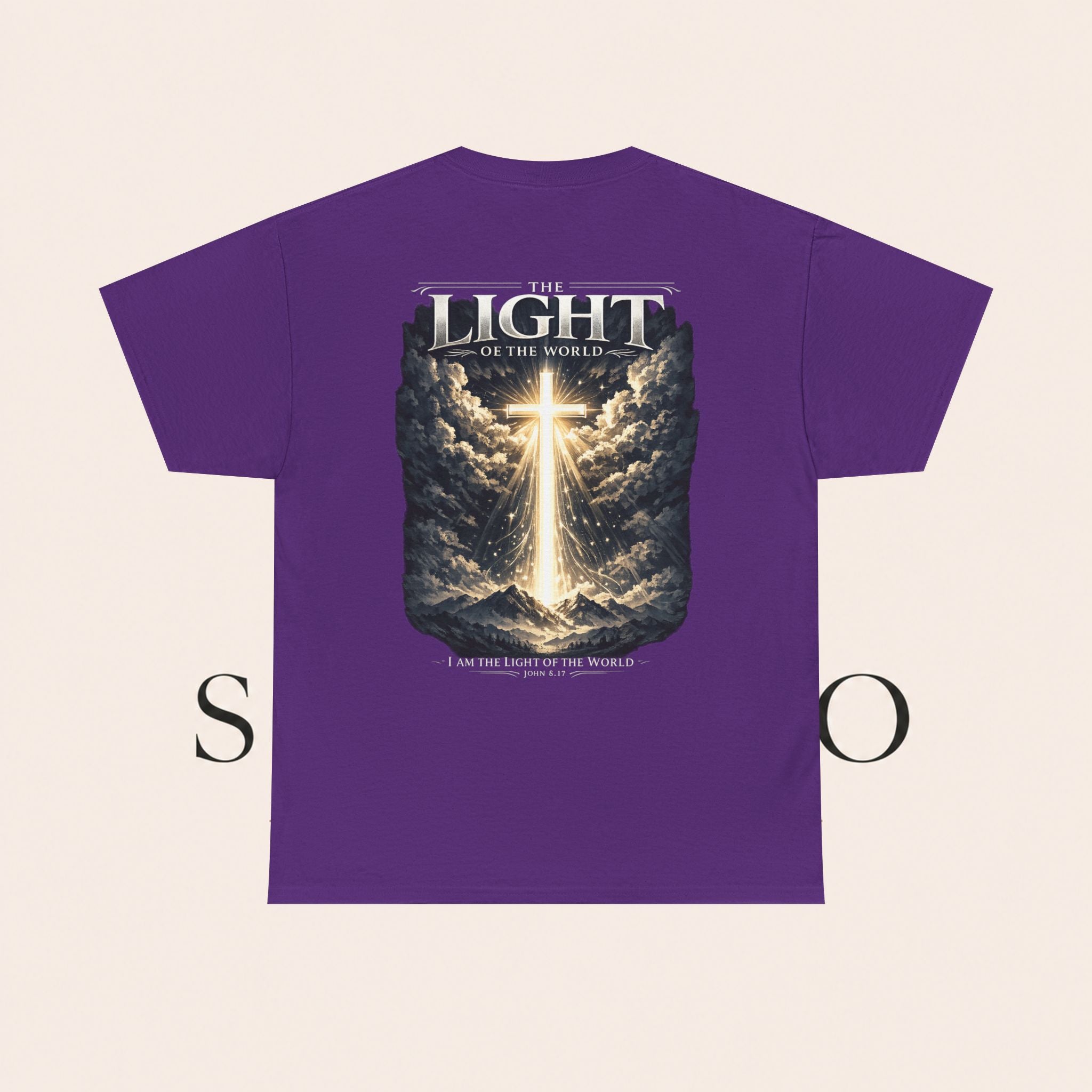 T‑Shirt — “The Light of the World” Graphic Tee (Christian Religious Design)