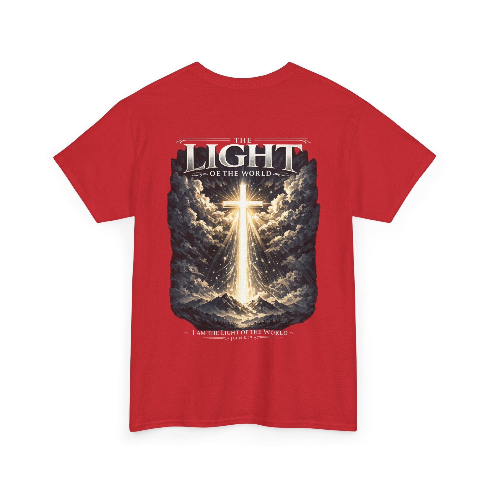 T‑Shirt — “The Light of the World” Graphic Tee (Christian Religious Design)