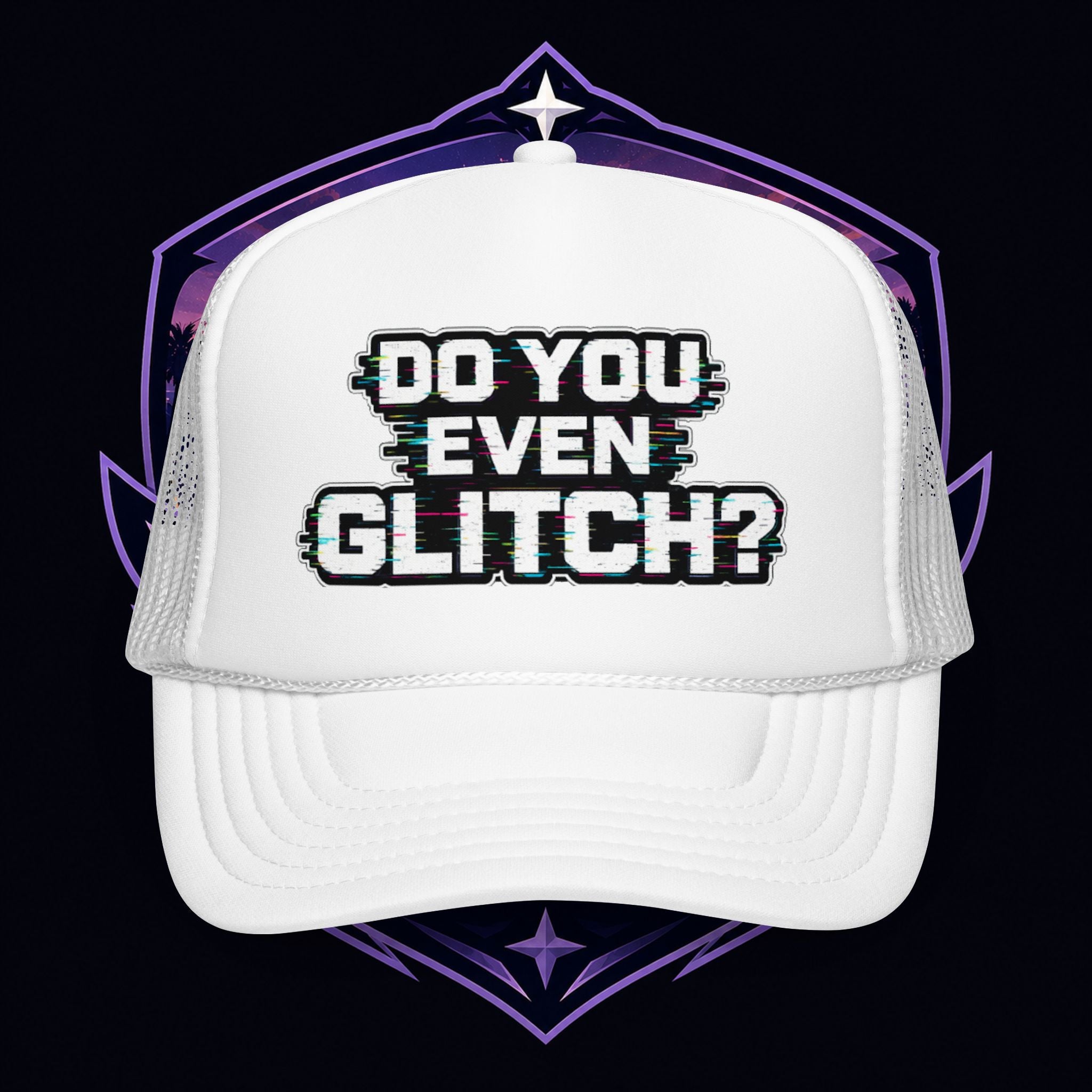 PG Lola's Do You Even Glitch? Foam Trucker Hat