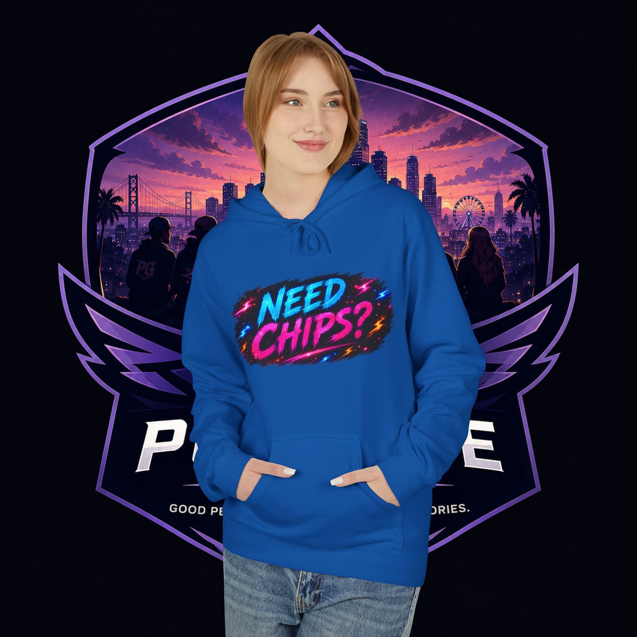 PG ALEX  'I Got You' Casino-Inspired Pullover   - Need Chips? Graphic Hoodie