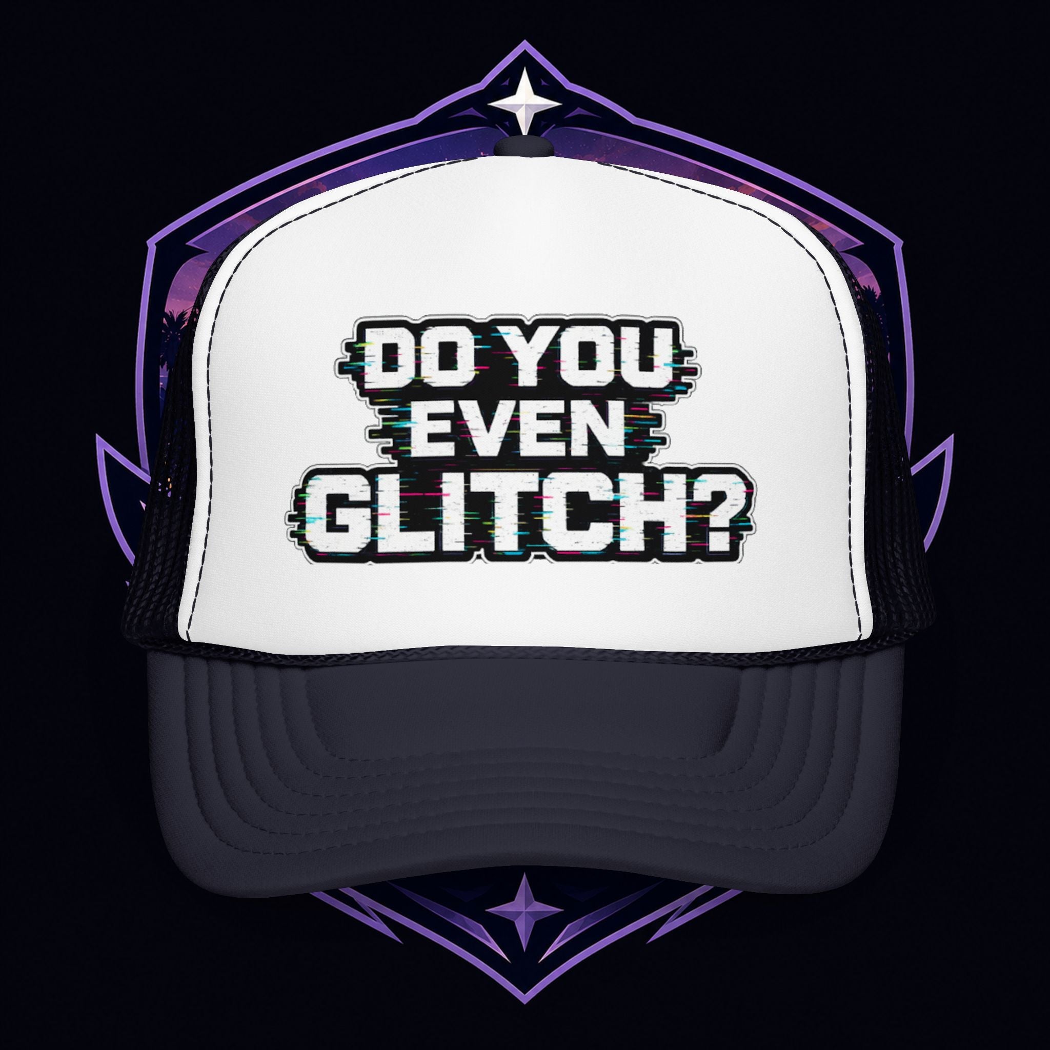 PG Lola's Do You Even Glitch? Foam Trucker Hat