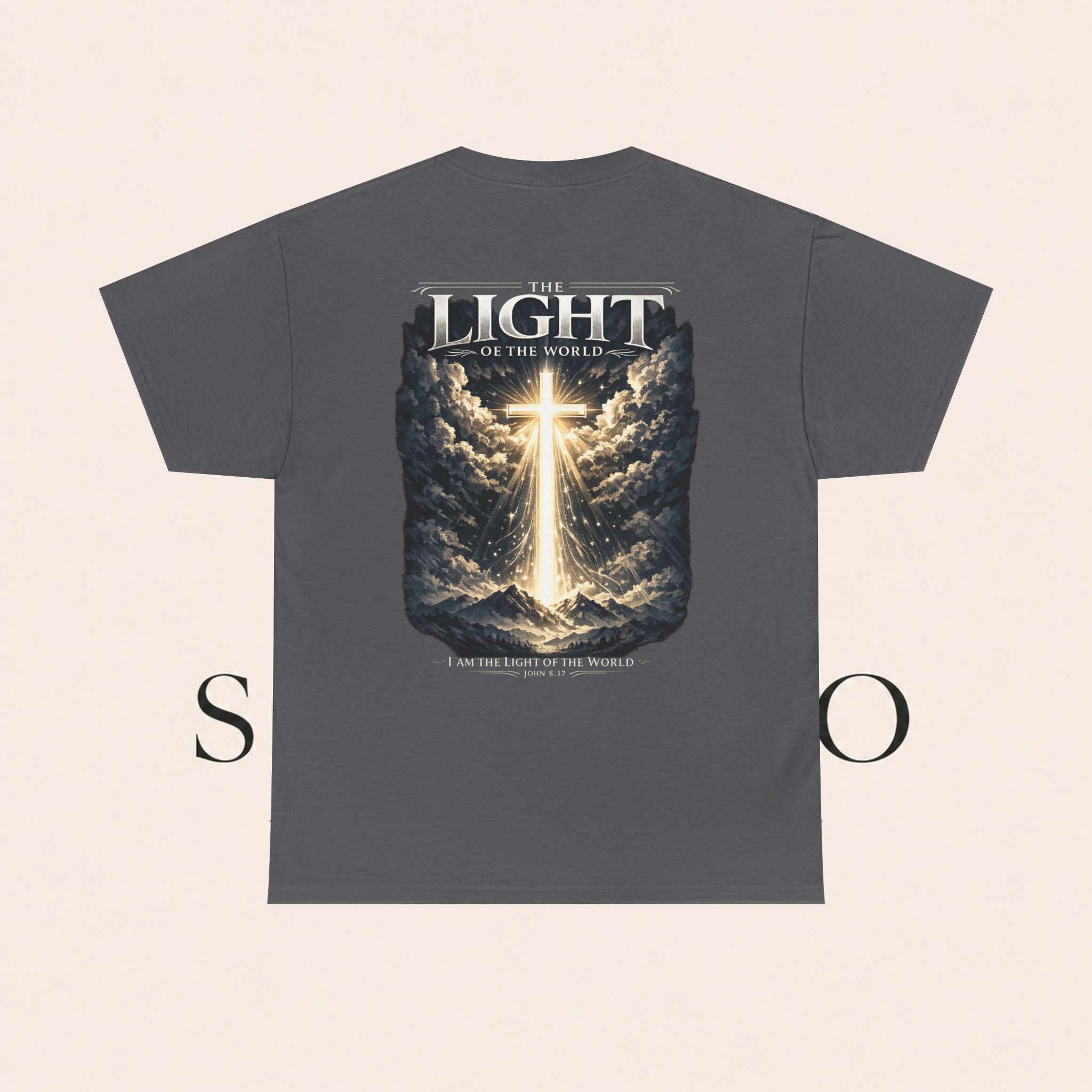 T‑Shirt — “The Light of the World” Graphic Tee (Christian Religious Design)