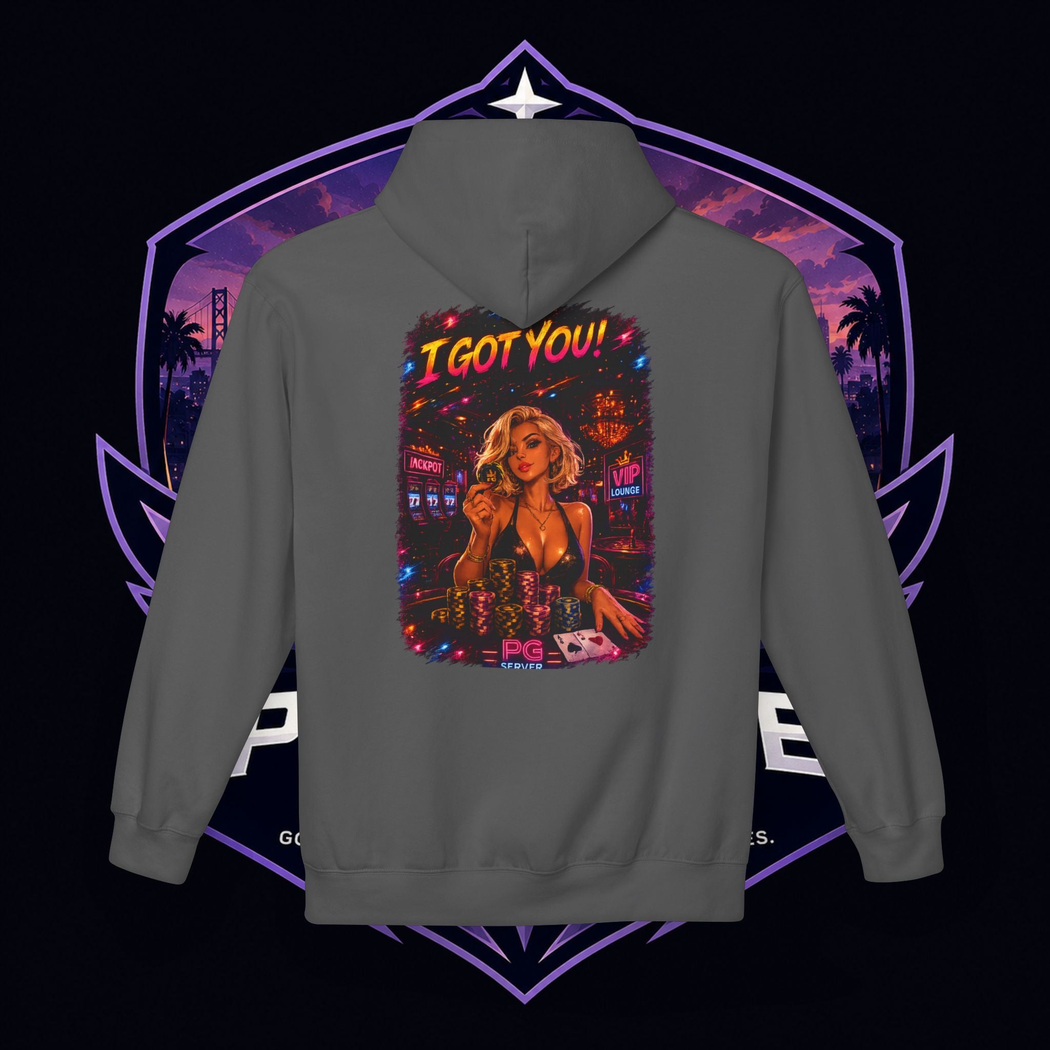 PG ALEX  'I Got You' Casino-Inspired Pullover   - Need Chips? Graphic Hoodie
