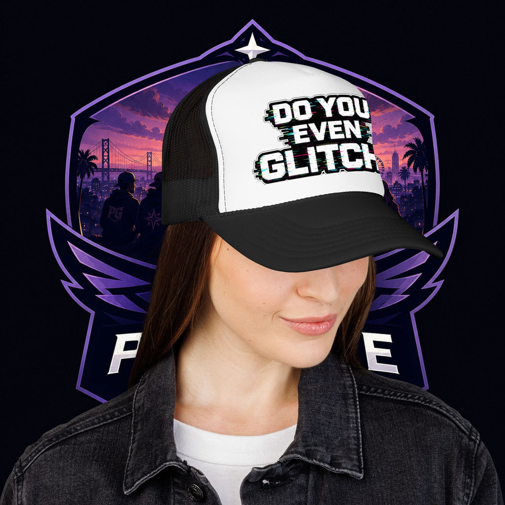 PG Lola's Do You Even Glitch? Foam Trucker Hat